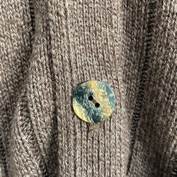 J.Jill Vintage Ribbed Cardigan Grandpa Sweater Women's Medium - Picture 4 of 11